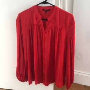 Maje peasant blouse